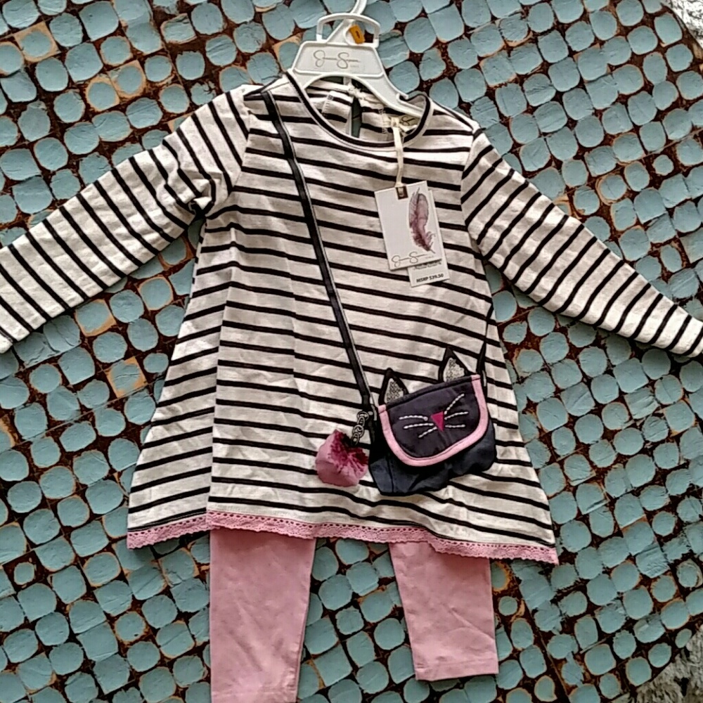 Jessica Simpson 3T 2piece Little girls outfit